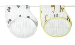 Aden + Anais Burpy Bibs, 2 Pack - Jungle Jam