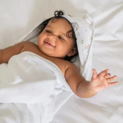 Aden + Anais Essentials Cotton Muslin Hooded Towels 2 pk - Country Floral