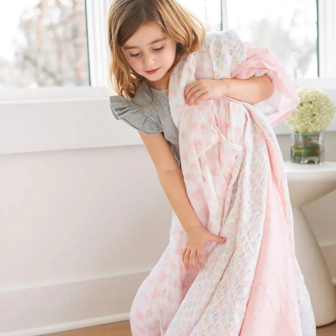 Aden + Anais Essentials Cotton Muslin Swaddle Blanket 2 pk - Piece Of My Heart
