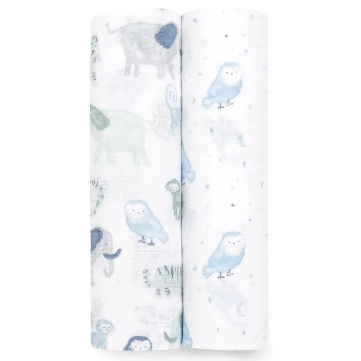 Aden + Anais Essentials Cotton Muslin Swaddle Blanket 2 pk - Time To Dream