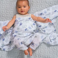 Aden + Anais Essentials Cotton Muslin Swaddle Blanket 2 pk - Time To Dream