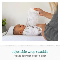 Aden + Anais Essentials Easy Swaddle Wrap Quick Change 3 pk - Keep Rising (0-3 months)