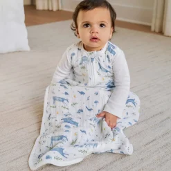 Aden + Anais Organic Cotton Sleeping Bag - Outdoors Sleepy Forest (18-36 months)