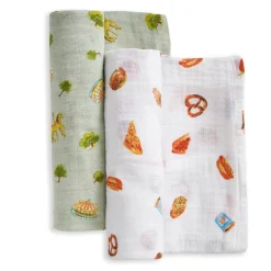 Aden + Anais Organic Cotton Swaddle Blanket 2 pk - New York City