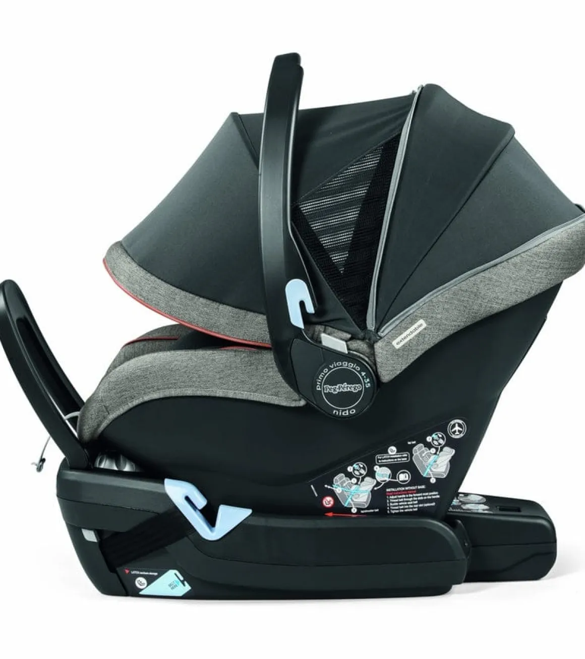 Agio by Peg Perego Primo Viaggio 4-35 Nido Infant Car Seat - Mirage Blue