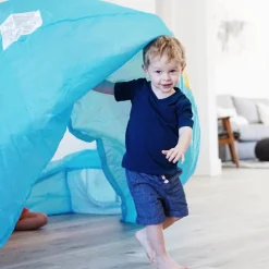 Airfort Inflatable Fort for Kids Beach Ball Blue