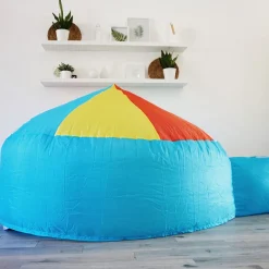 Airfort Inflatable Fort for Kids Beach Ball Blue