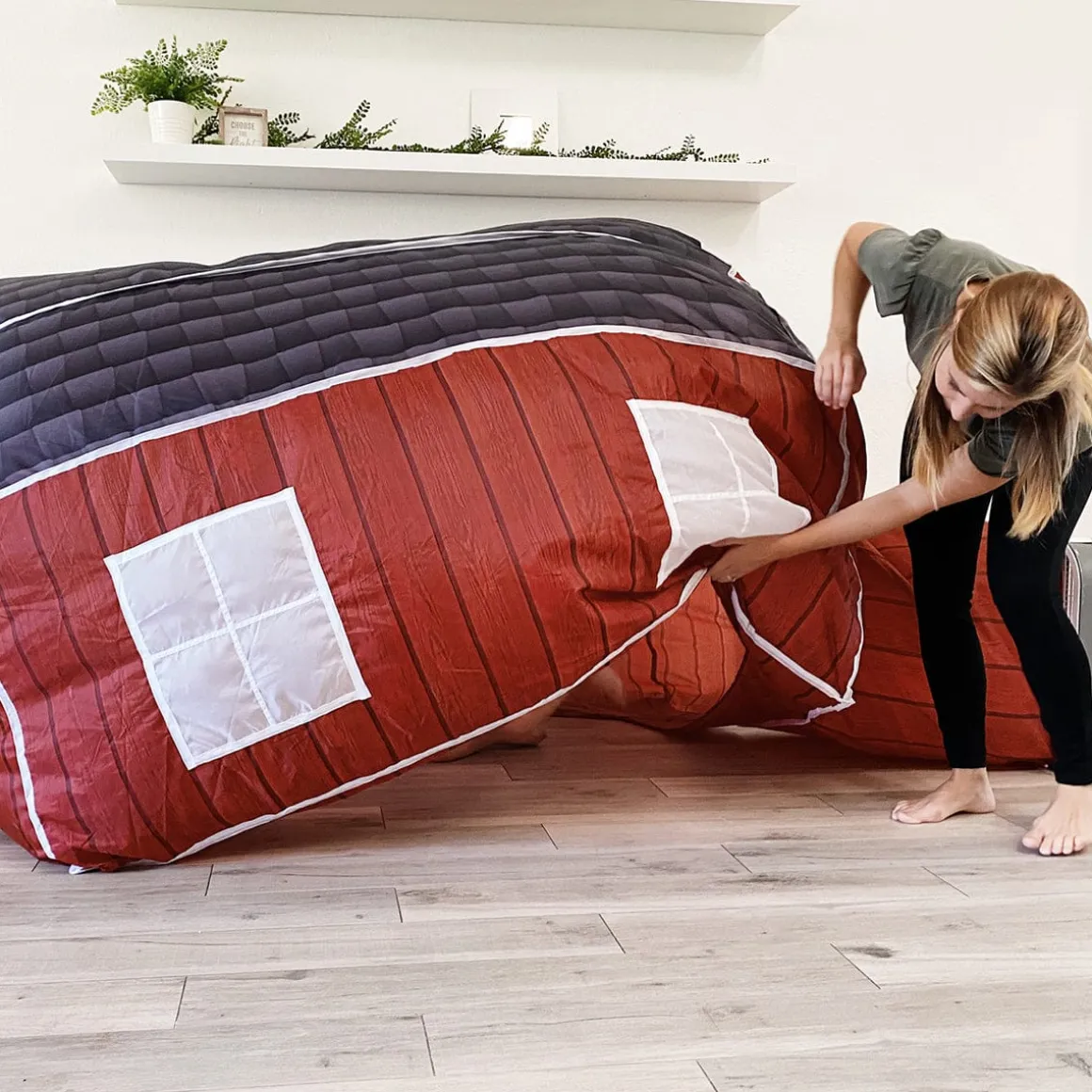Airfort Inflatable Fort for Kids Farmers Barn
