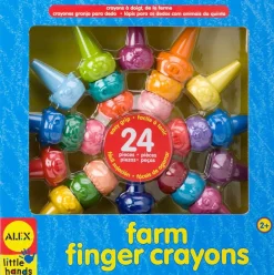 ALEX Toys Little Hands Farm Finger Crayons