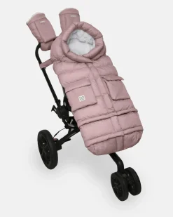 7AM Blanket 212 Evolution Footmuff, Oslo Cloud - Ash Rose