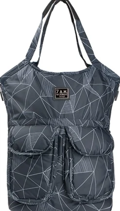 7AM Enfant Barcelona Bag - Black Geo