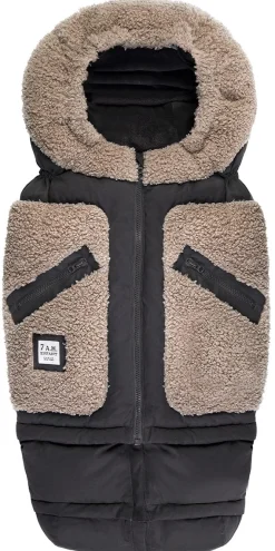 7AM Enfant Blanket 212 Evolution Footmuff - Oatmeal Teddy