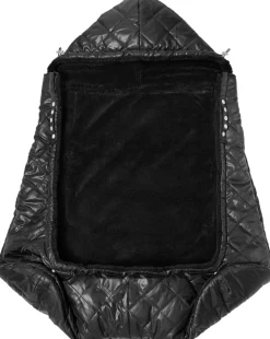 7AM Enfant K-Poncho Baby Carrier Cover - Black Plush