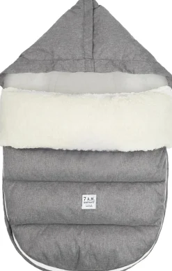 7AM Enfant LambPOD Footmuff, Medium/Large (18M-3T) - Heather Grey