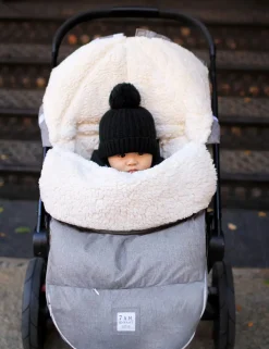 7AM Enfant LambPOD Footmuff, Medium/Large (18M-3T) - Heather Grey