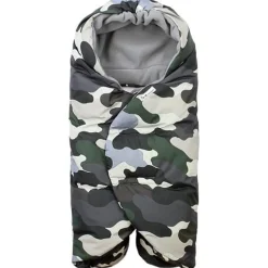7AM Enfant Nido Quilted Wrap, Small - Camo Forest
