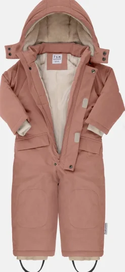 7AM Enfant Snowsuit Grand - Benji - Rose Dawn (1-2T)