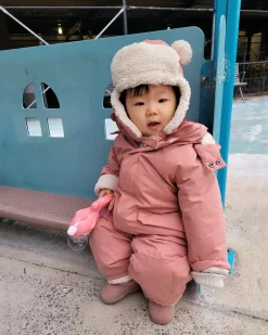 7AM Enfant Snowsuit Grand - Benji - Rose Dawn (1-2T)