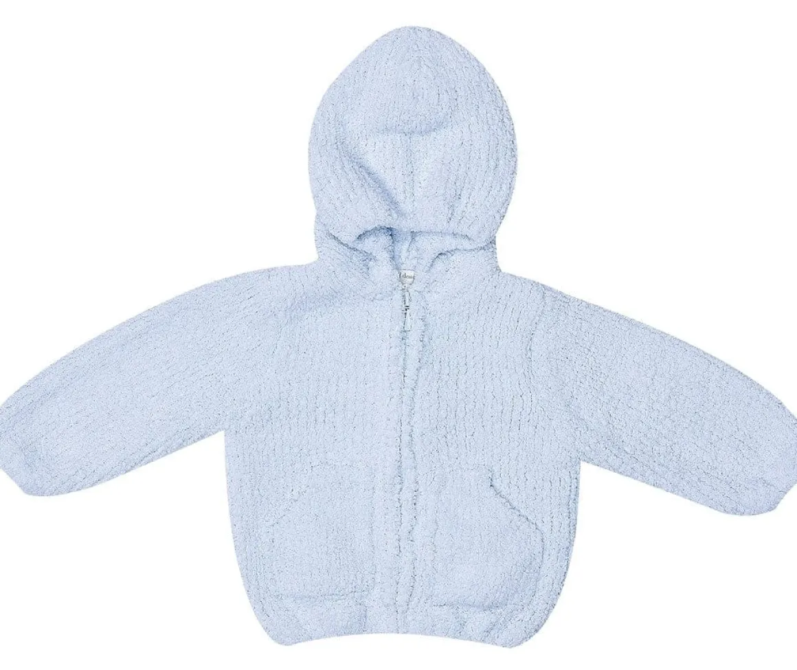 Angel Dear Chenille Hoodie, 0-6 Months - Light Blue