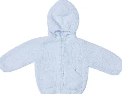 Angel Dear Chenille Hoodie, 6-12 Months - Light Blue