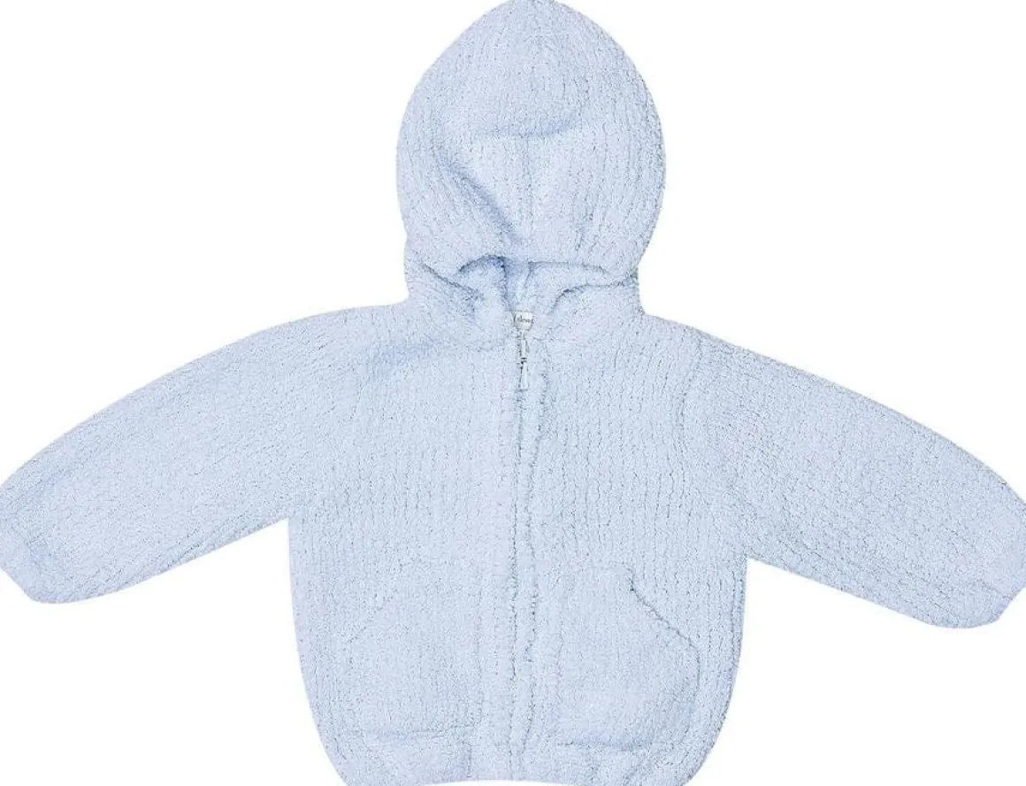 Angel Dear Chenille Hoodie, 6-12 Months - Light Blue