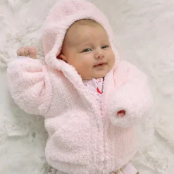Angel Dear Chenille Hoodie, 6-12 Months - Pink