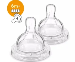 Avent Anti-Colic Nipple, 2 Pack - Fast Flow
