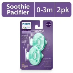 Avent Soothie 0-3m, Green / Green, 2 pack