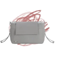 BabbleRoo Puffer Flo Stroller Caddy Organizer - Light Gray