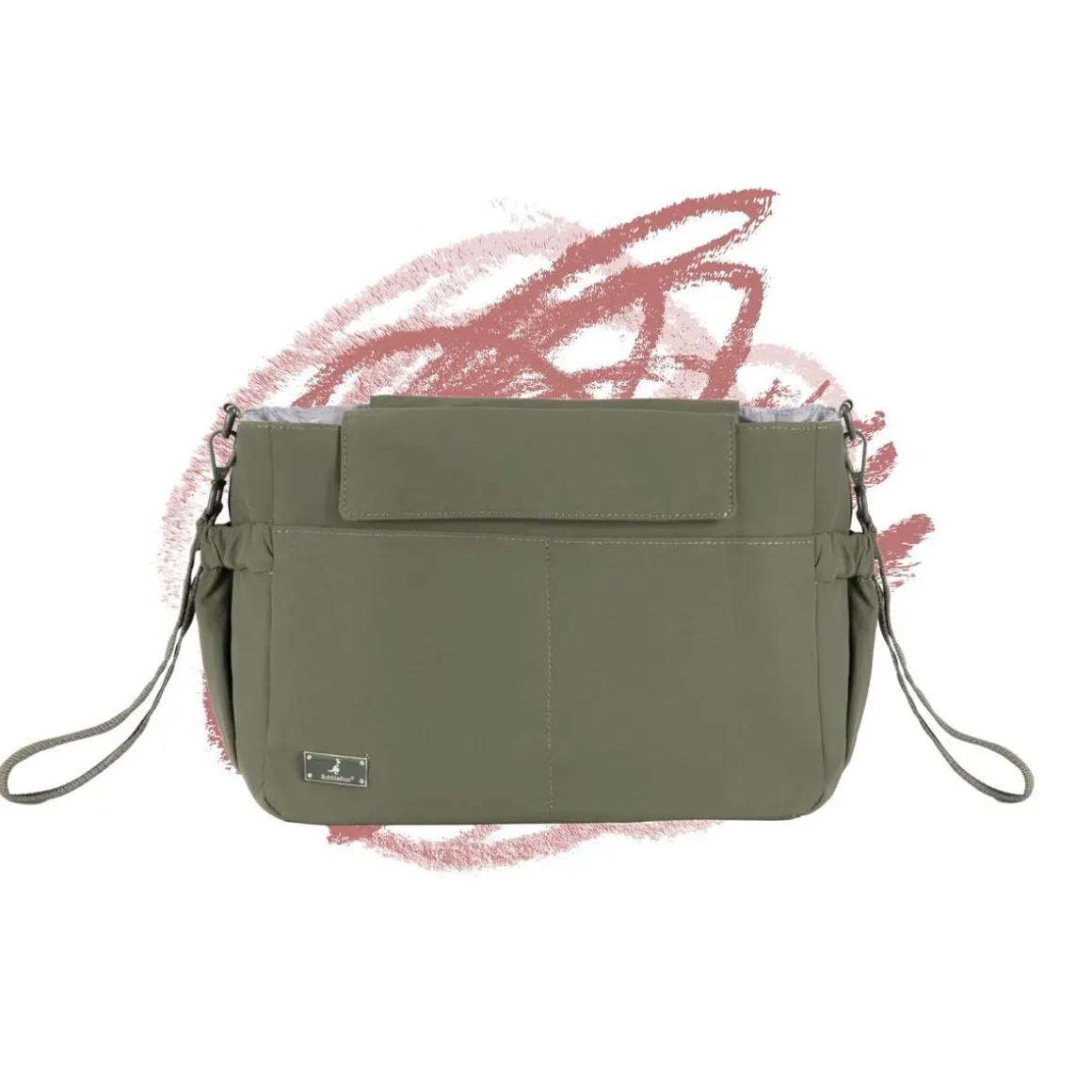 BabbleRoo Puffer Flo Stroller Caddy Organizer - Seaweed Green