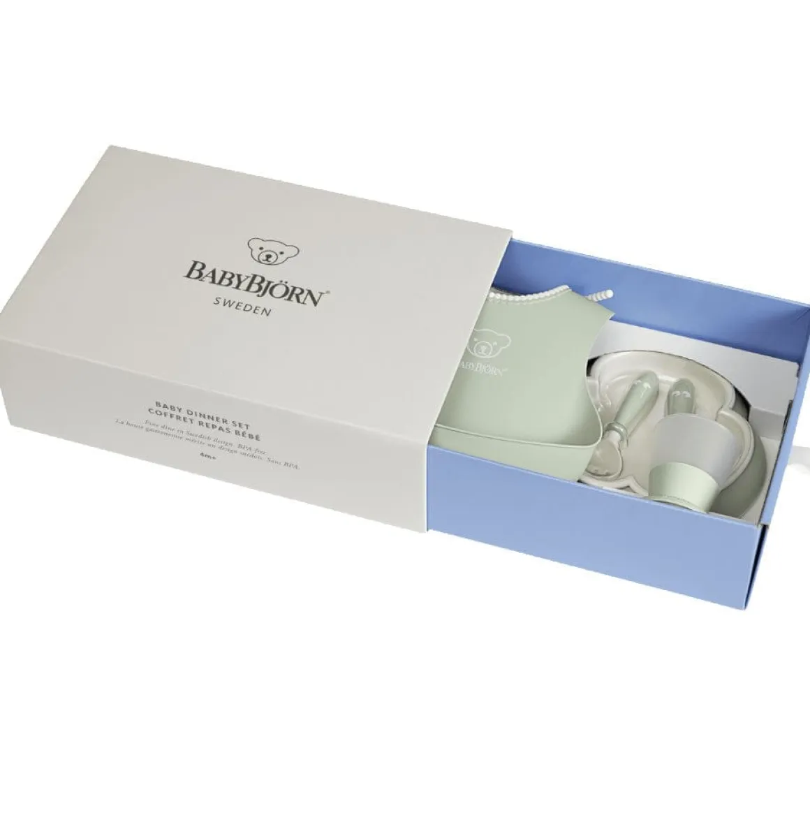 BabyBjorn Baby Dinner Set - Powder Green