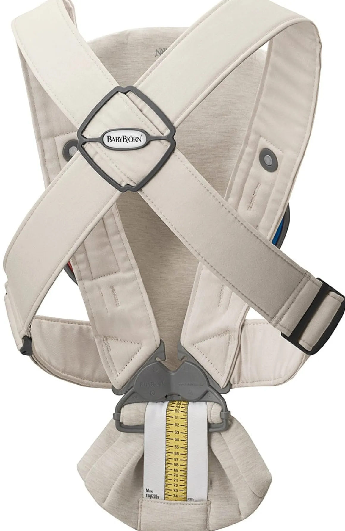 BabyBjörn Baby Carrier Mini 3D Jersey, Light Beige