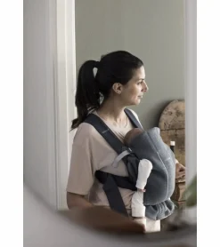 BabyBjörn Baby Carrier Mini 3D Jersey, Light Beige