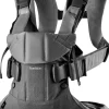 BabyBjörn Baby Carrier One Cotton Mix, Denim Gray/Dark Gray