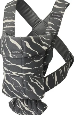 BabyBjörn Bouncer Bliss + Baby Carrier Mini Bundle - Black Mesh / Landscape