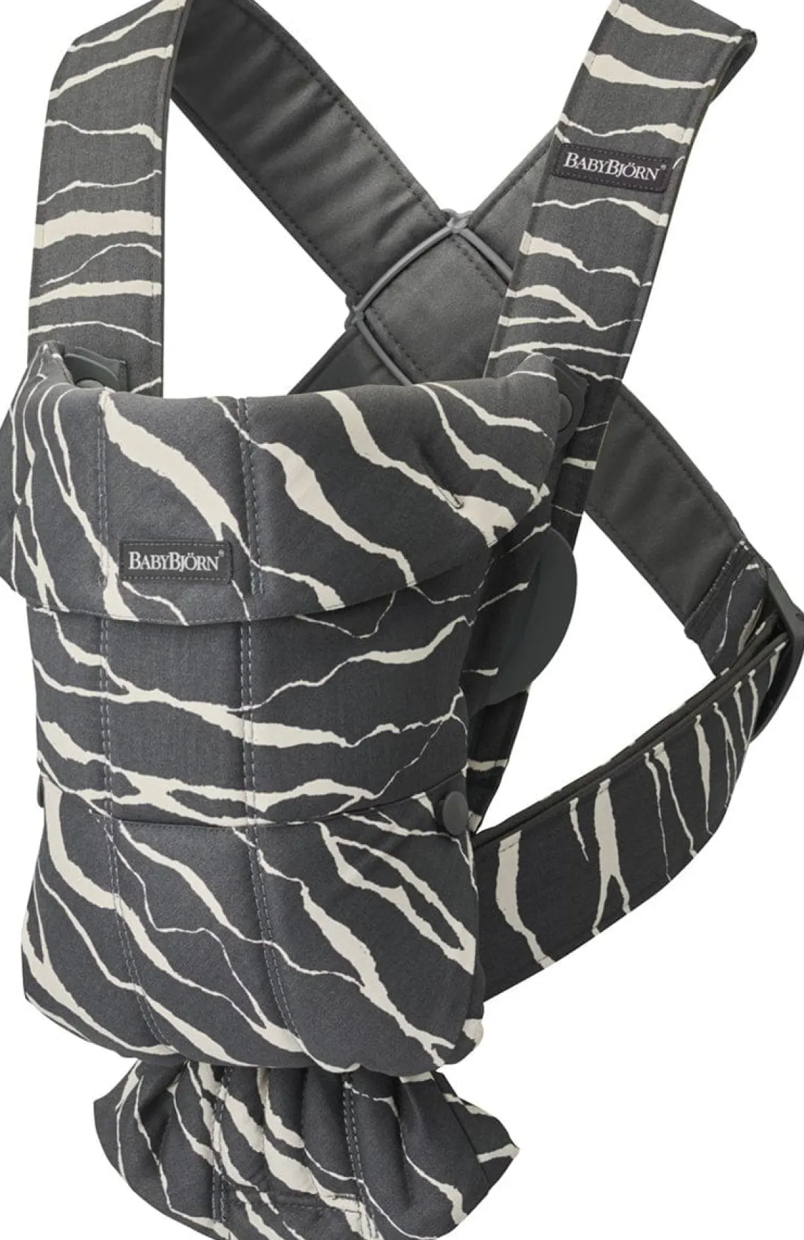 BabyBjörn Bouncer Bliss + Baby Carrier Mini Bundle - Black Mesh / Landscape