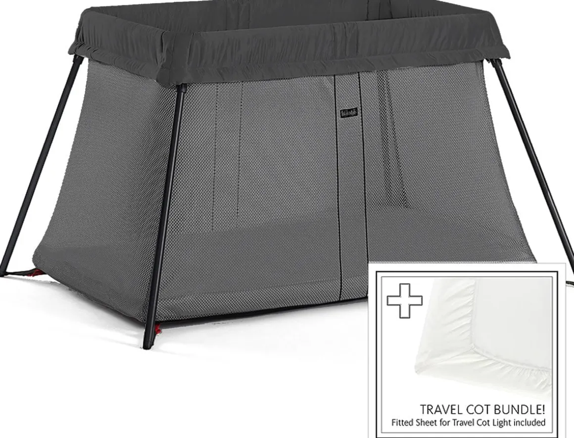 BabyBjörn Travel Crib Light Bundle - Black
