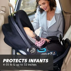 Baby Jogger City GO 2 Infant Car Seat - Lunar Black