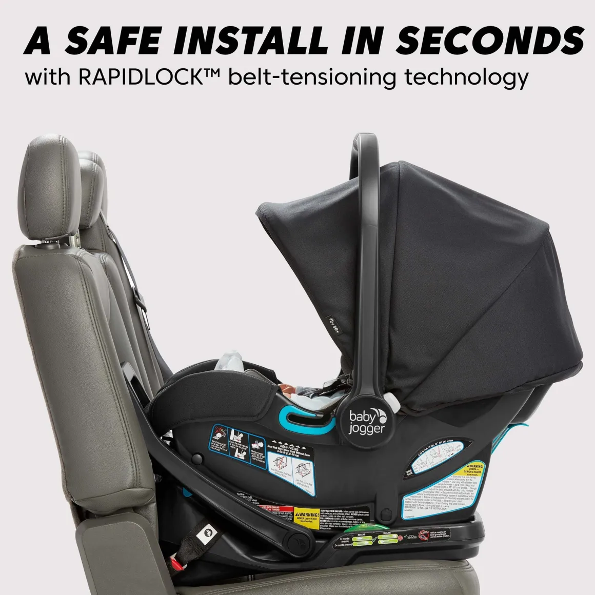 Baby Jogger City GO 2 Infant Car Seat - Lunar Black