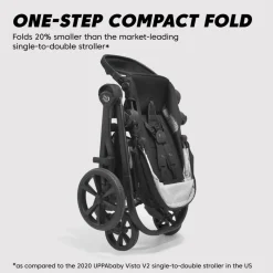 Baby Jogger City Select 2 Double Stroller Bundle - Eco Collection - Harbor Grey