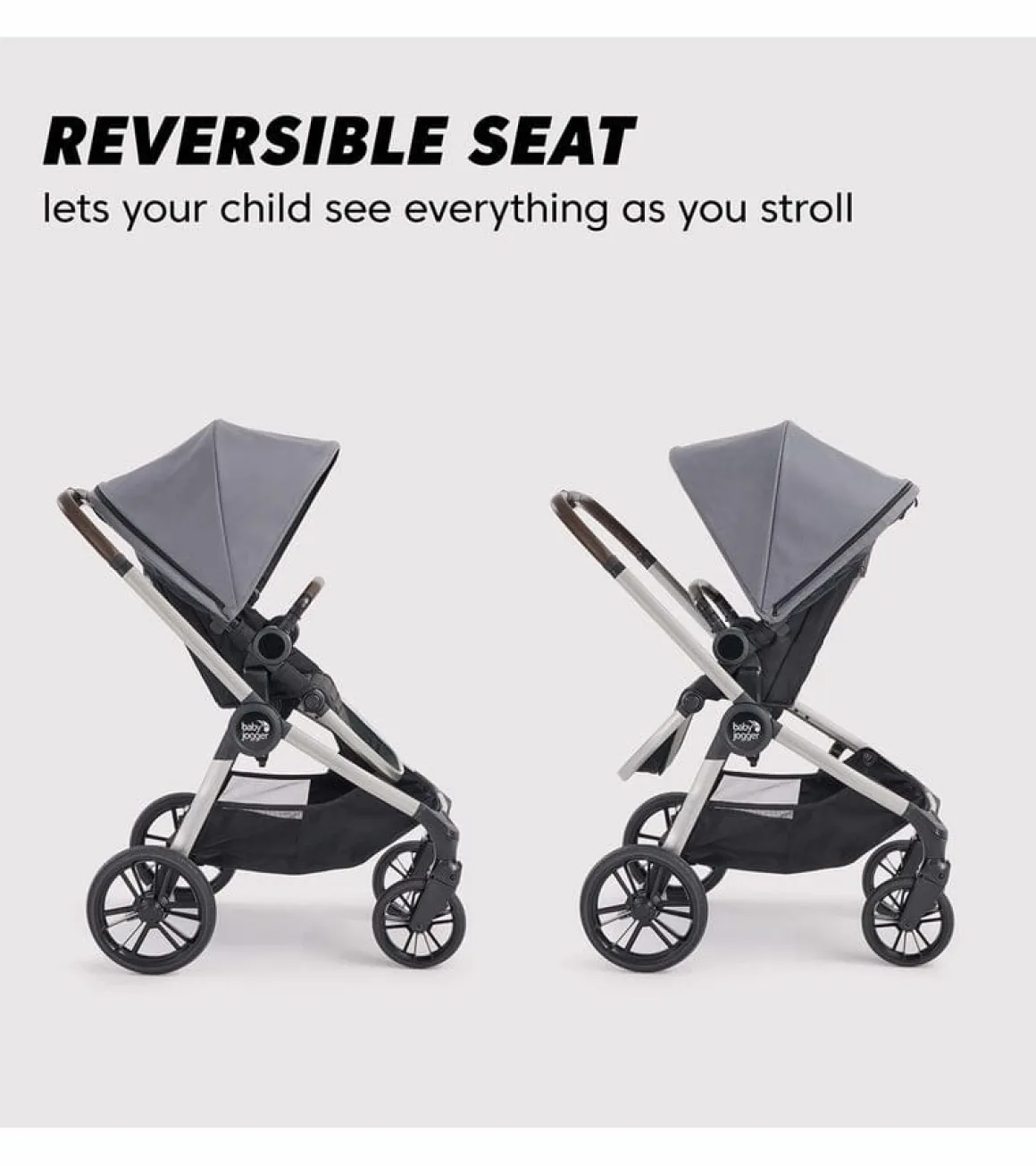 Baby Jogger City Sights + City GO 2 Travel System Bundle - Dark Slate / Slate