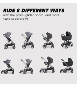 Baby Jogger City Sights + City GO 2 Travel System Bundle - Dark Slate / Slate