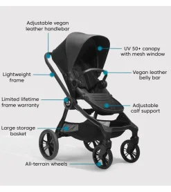 Baby Jogger City Sights + City GO 2 Travel System Bundle - Rich Black / Slate