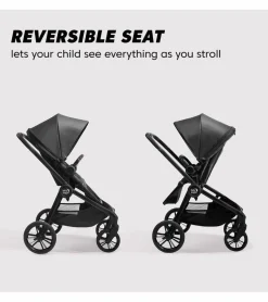 Baby Jogger City Sights + City GO 2 Travel System Bundle - Rich Black / Slate