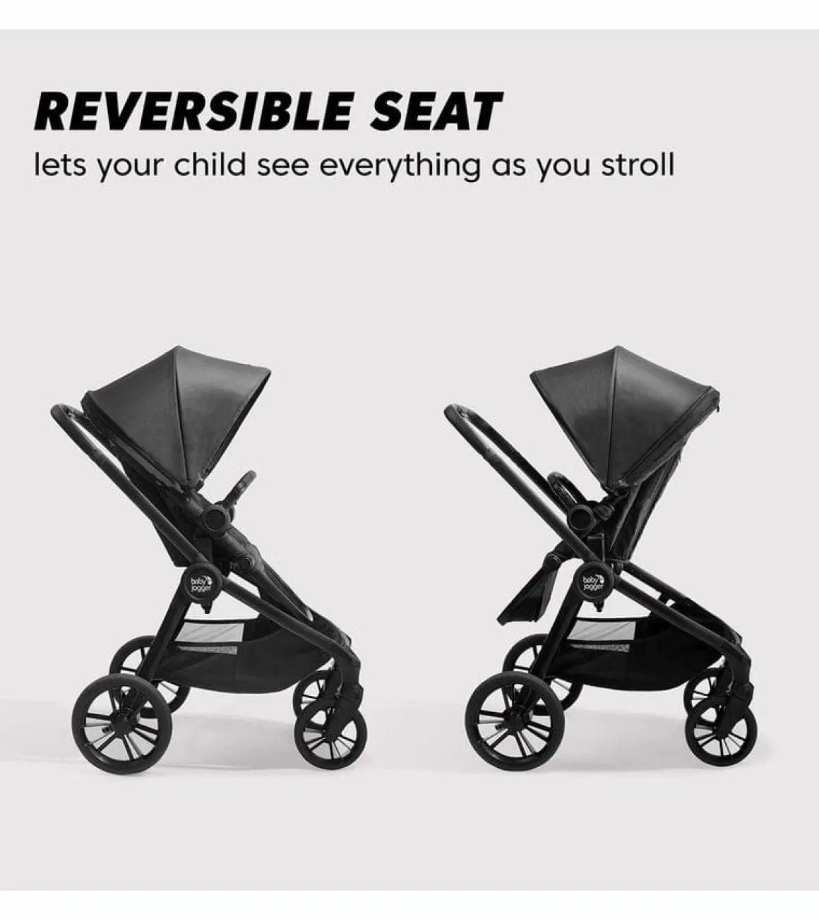 Baby Jogger City Sights + City GO 2 Travel System Bundle - Rich Black / Slate