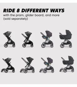 Baby Jogger City Sights + City GO 2 Travel System Bundle - Rich Black / Slate
