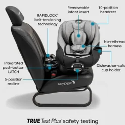 Baby Jogger City Turn Rotating Convertible Car Seat - Dune