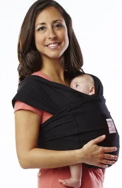 Baby K'tan Baby Carrier in Basic Black - Extra Small