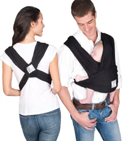 Baby K'tan Baby Carrier in Basic Black - Extra Small