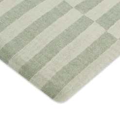 Babyletto All-Stages Bassinet Sheet in GOTS Certified Organic Muslin Cotton-Moss Stripe